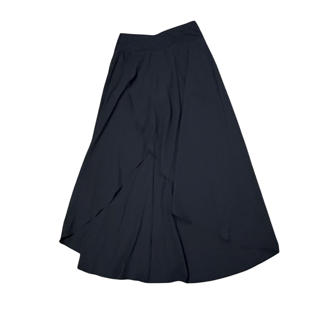 Halara Black Maxi Skirt + Built In Shorts High Waist Stretchy Flowy High Low M - Picture 4 of 7